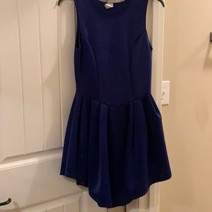 Navy Blue Midi Dress